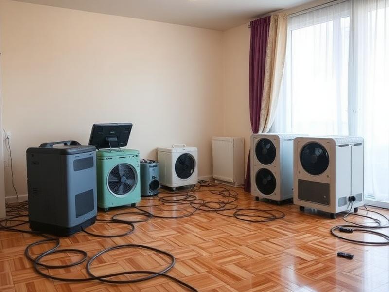 Séchage après dégât des eaux à Créteil (94)